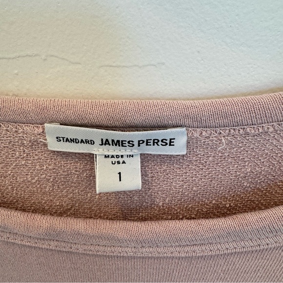 James Perse French Terry Sweatshirt Size 1 (Small) - Picture 3 of 7